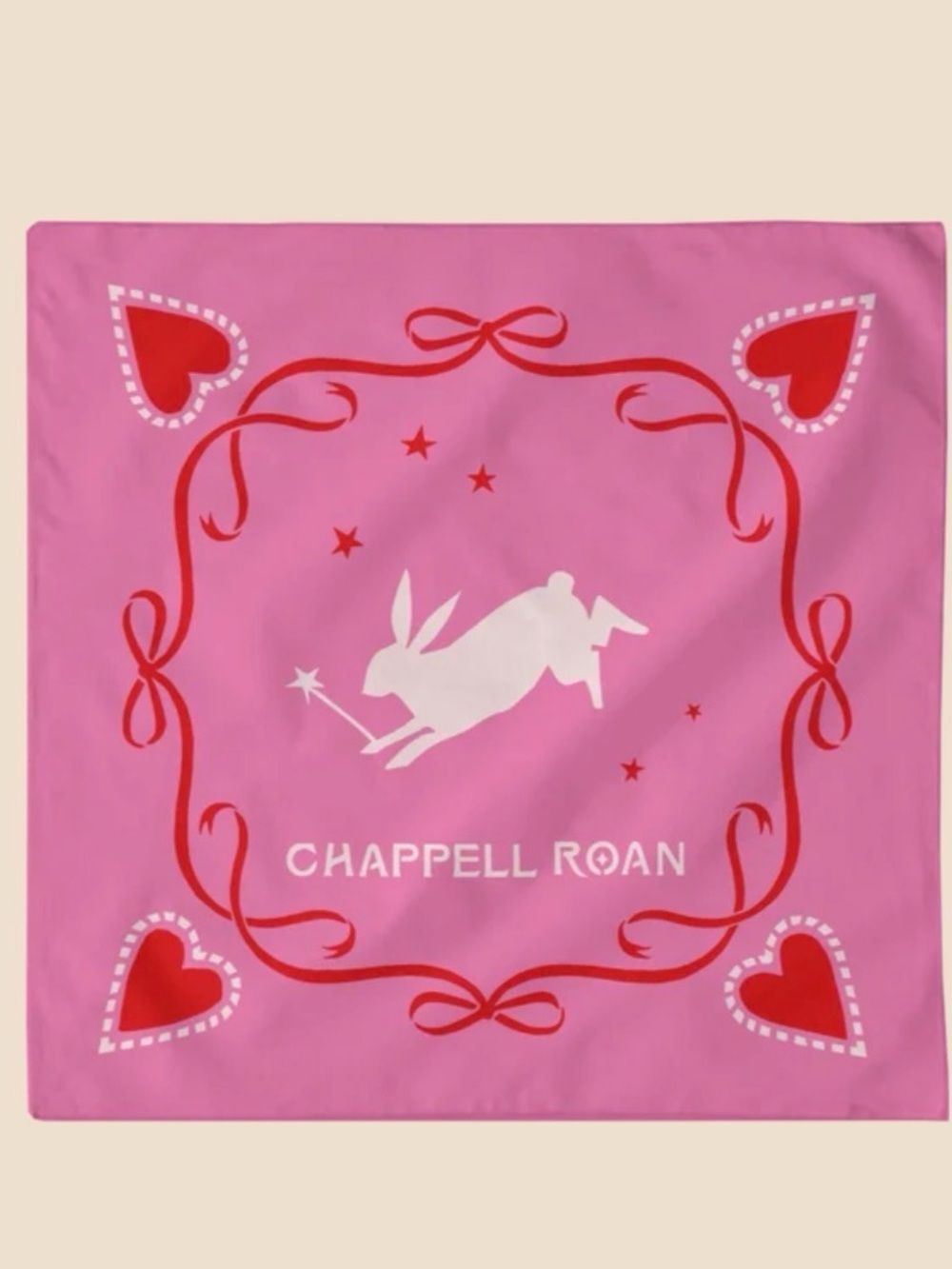 Chappell Roan Pink Bunny Bandana